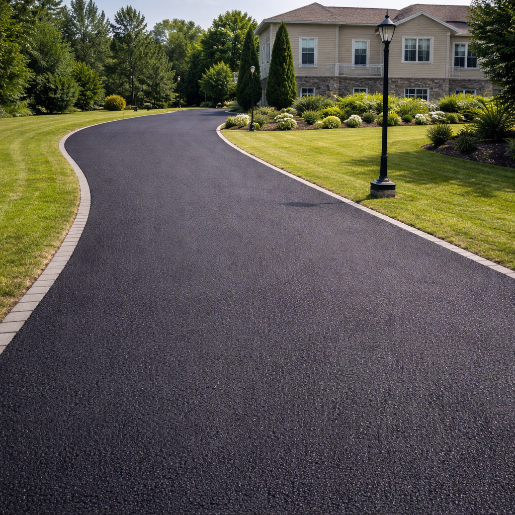 Driveway asphalt